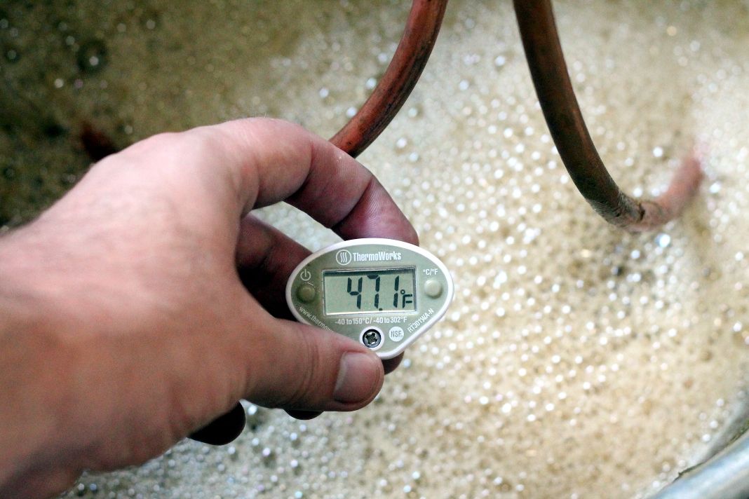 The optimum temperature for fermentation mash 1