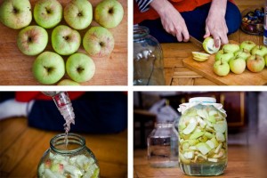 как готовить яблочную наливку