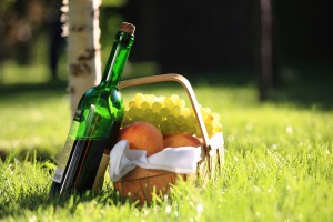 пикник с вином