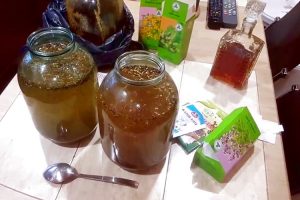самогон на щепе дуба, рецепт с медом и травами