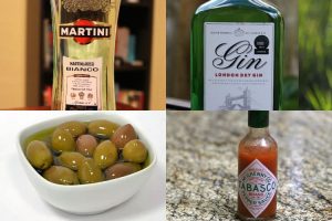 Жгучий коктейль, мартини с оливкой, состав